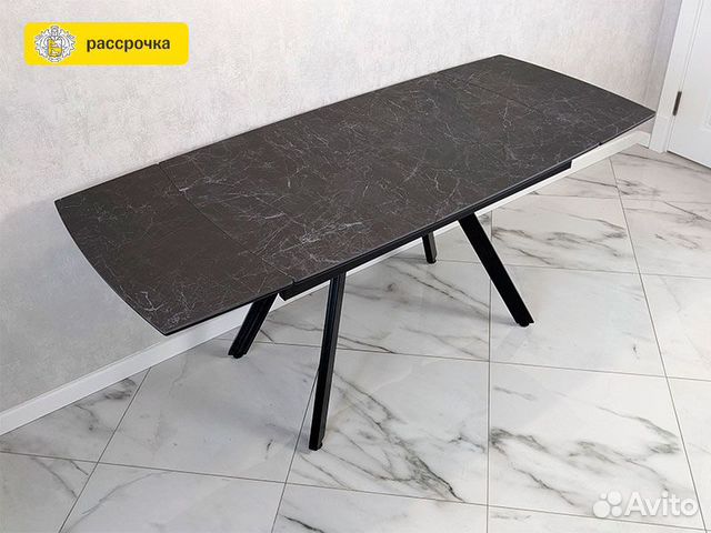 Кухонный стол из керамогранита раздвижной 140*80 купить в Екатеринбурге ...