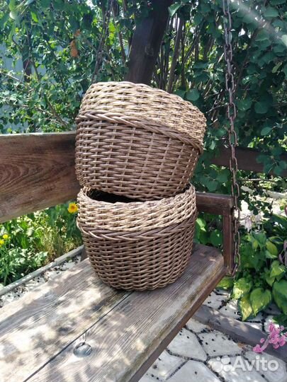 Кашпо из полиротанга