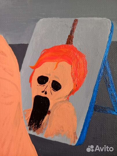 Картина акрилом на холсте