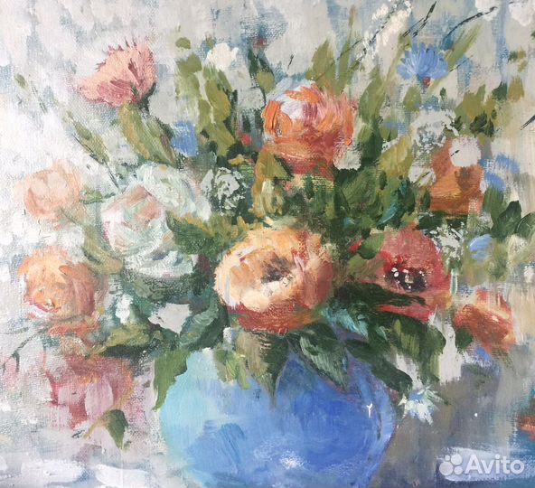 Картина маслом Цветы