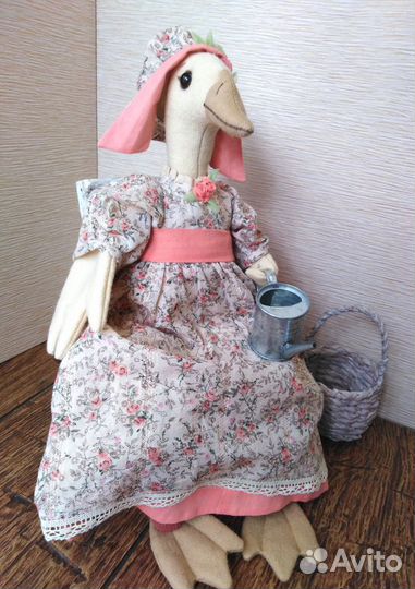 Интерьерная кукла гусочка Надин