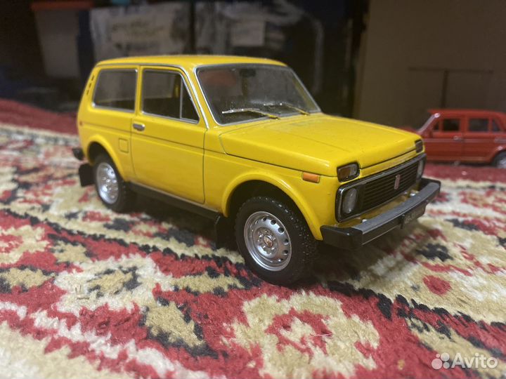 Масштабная модель ваз Нива 2121 в масштабе 1:24