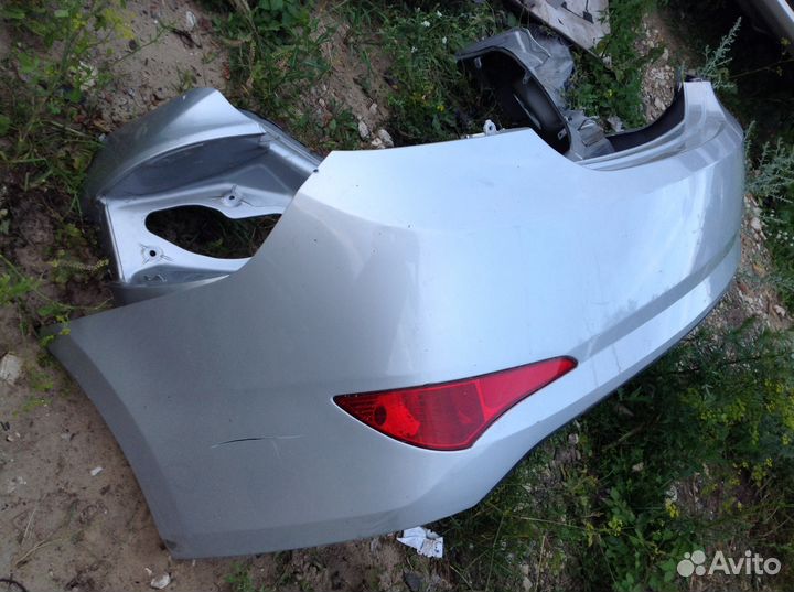 Задний бампер Хендай Солярис Hyundai Solaris