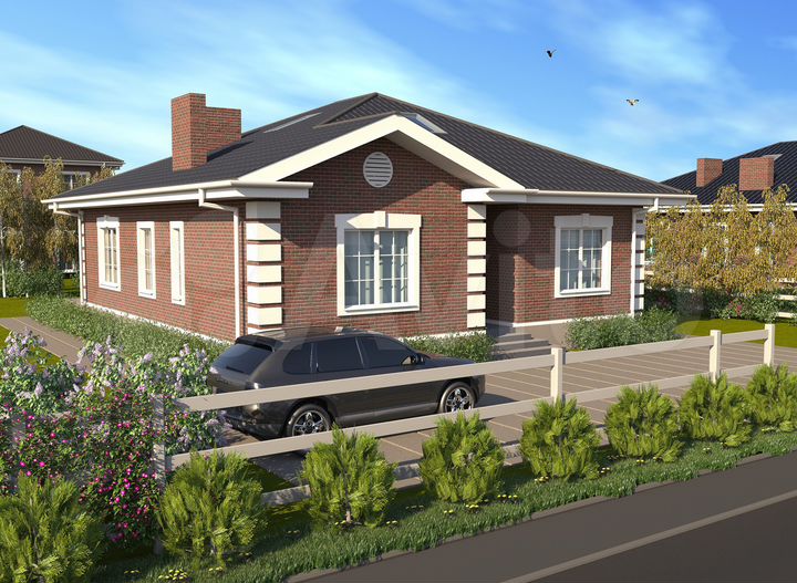 Коттедж 171 м² на участке 8,5 сот.