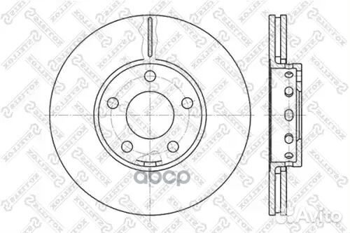 Диск торм.audi 100/A4/A6, VW passat ALL 90