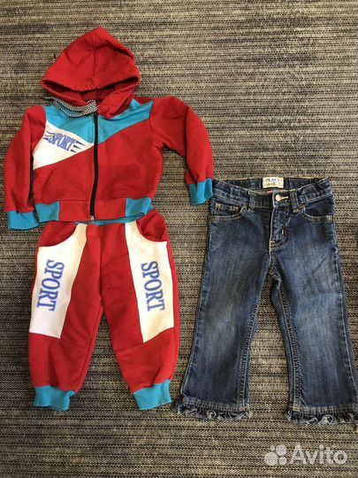 Вещи пакетом на девочку 80 86 в отл.сост