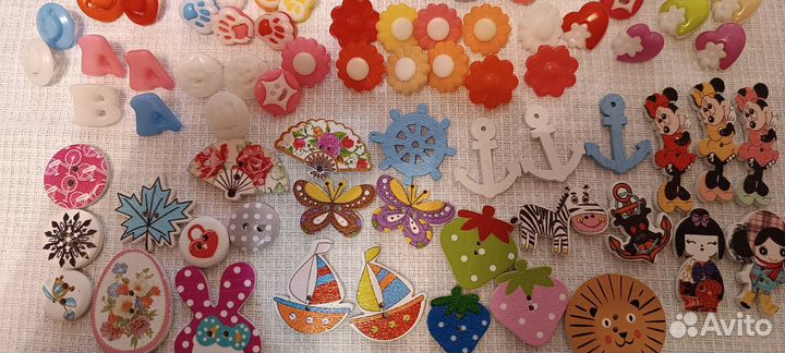 Пуговицы декоративные