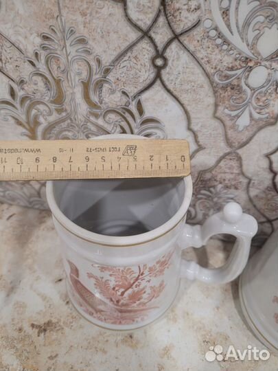 Пивные кружки 2шт. Вербилки (фазаны)