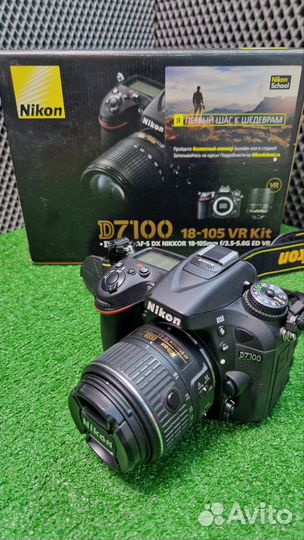 Зеркальный фотоаппарат Nikon D7100 Kit как новый
