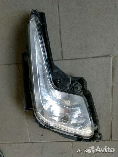 Кия рио фара противотуманная левая