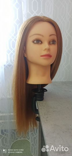 Голова манекен натуральные волосы
