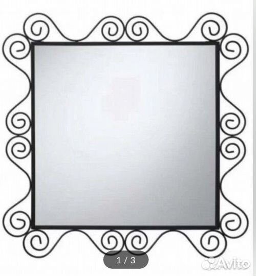 Зеркало икеа в металлической раме