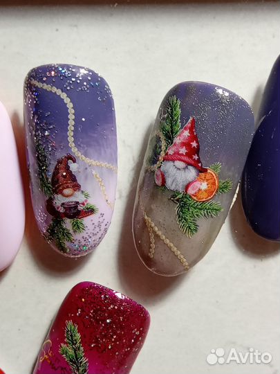 Цена за всё Маникюр, наращивание