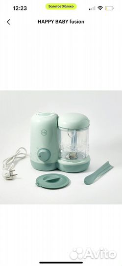 Пароварка блендер happy baby