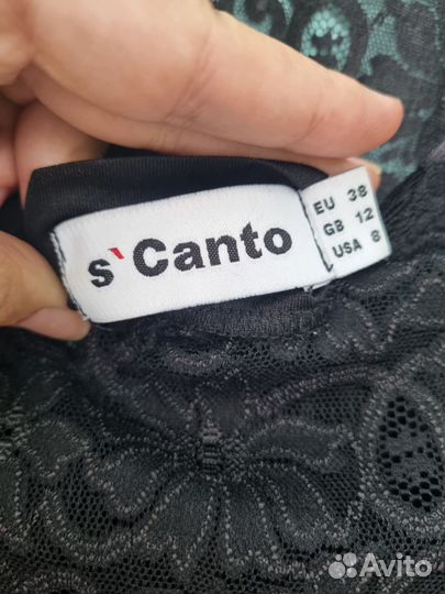 Вечернее черное платье кружевное