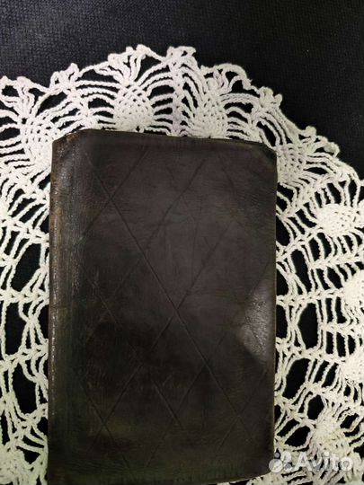 Антикварная обложка для документов. Кожа тиснение