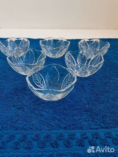 Вазочки хрустальные для варенья СССР