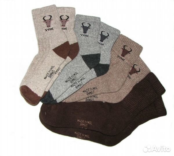 Носки из верблюжьей шерсти и шерсти Яка, Монголия