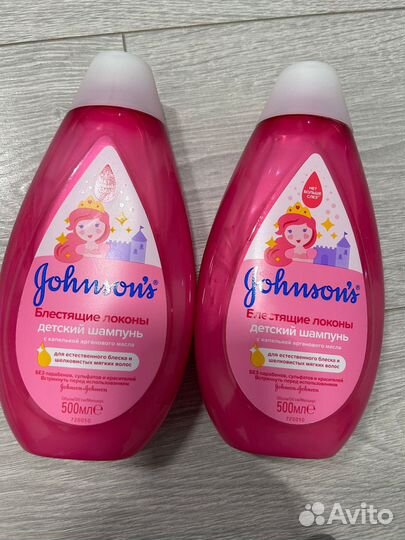 Детский шампунь Johnson's Блестящие локоны 500мл
