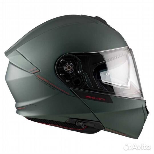 MT Helmets Genesis SV modular helmet Зеленый