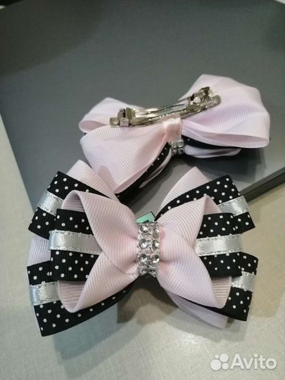 Комплект в школу- резиночки и брошь