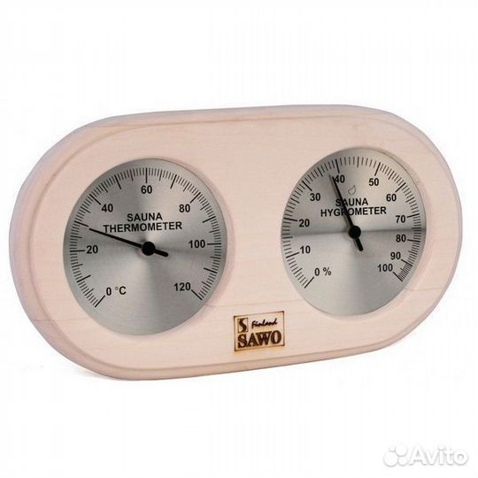 Термогигрометр для бани Sawo 222-thа