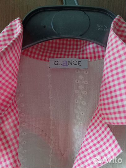 Футболка Terranova кружево, блузка Glance шитье