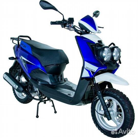 Скутер racer RC150T-15X BWS sport сине-белый