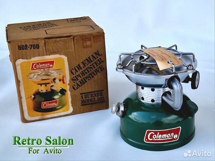 Coleman 502 Новый примус плита горелка 1983 года