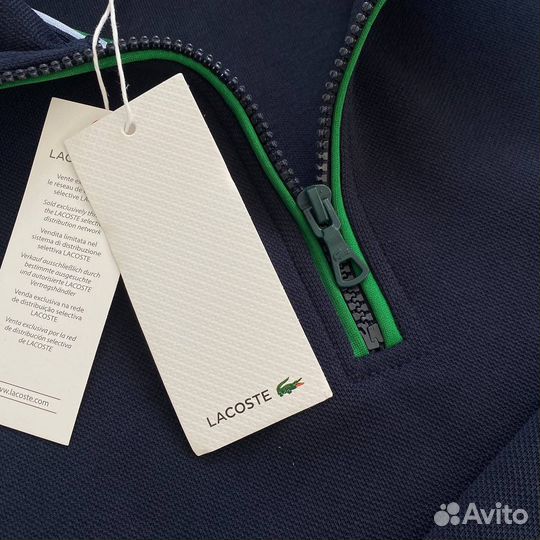 Кофта полузамок lacoste мужская