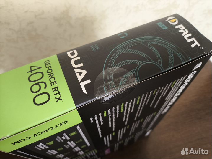 Видеокарта Palit RTX 4060 Dual (новая)