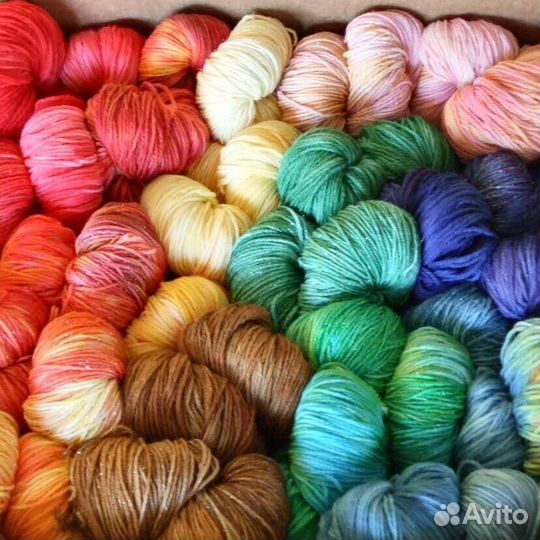 Пряжа 100 оптом различная от 10 шт