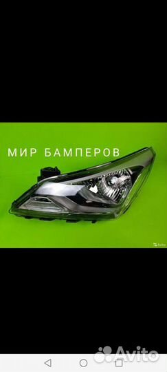Фара Hyundai Solaris 2014 +