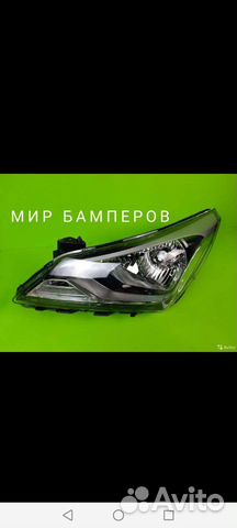 Фара Hyundai Solaris 2014 +