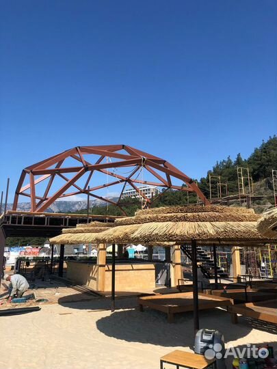 Крыша из камыша