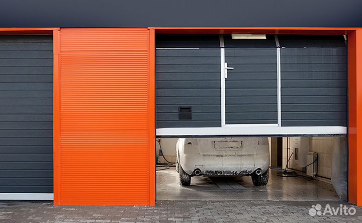 Секционные гаражные ворота Alutech