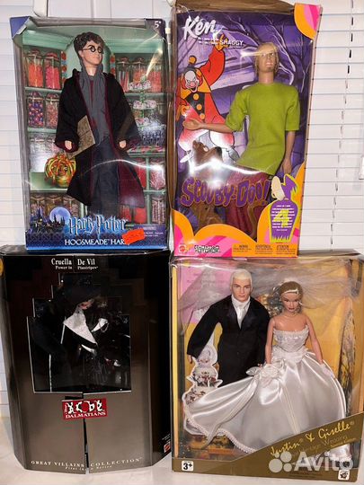 Куклы barbie, гарри поттер, Круэлла