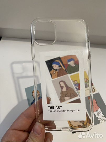 Чехол на iPhone 11 силиконовый с открытками