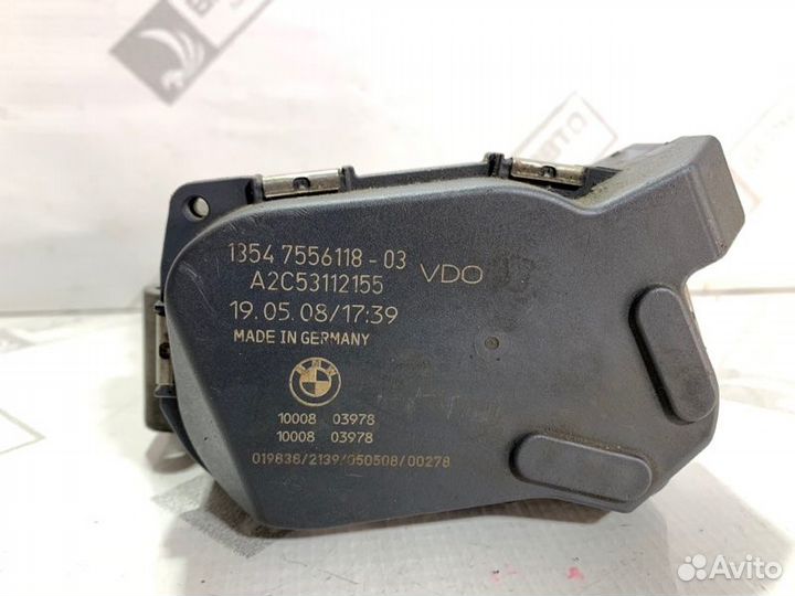 Дроссельная заслонка Bmw 5 E60 N52B25 2003-2009