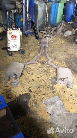 Глушитель в сборе Форд Мустанг Ford Mustang 2017