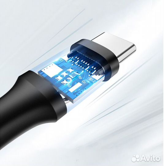 Кабель ugreen US287 (60115) 0.5м черный USB 2.0 t