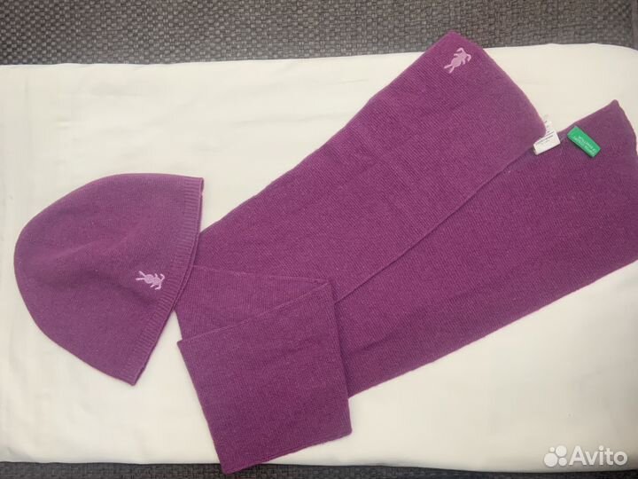 Шапочка и шарфик от Benetton