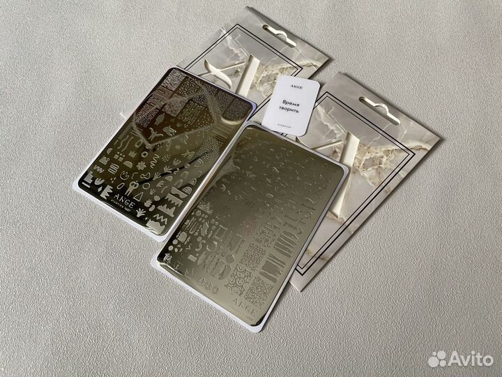 Пластины для стемпинга разные