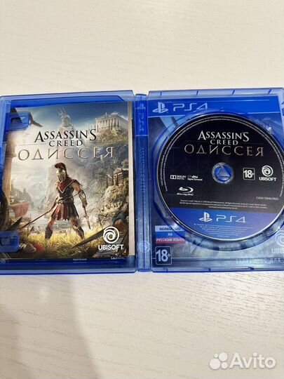 Диск на Playstation 4 Assasins Creed Одиссея