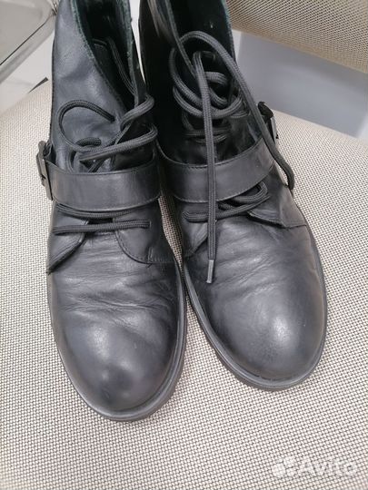 Ботинки женские кожа