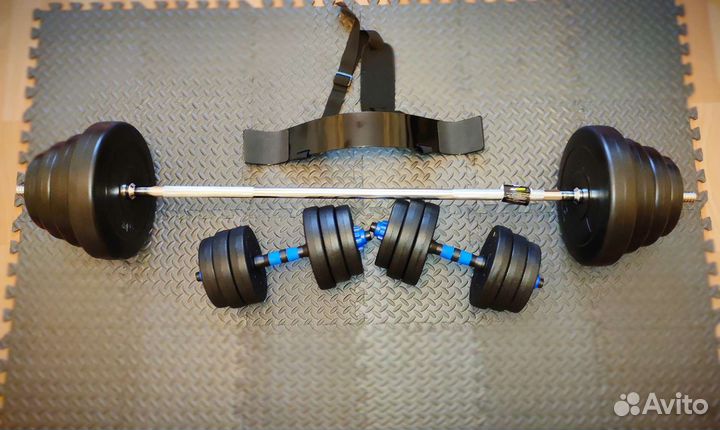 Набор штанга и гантели