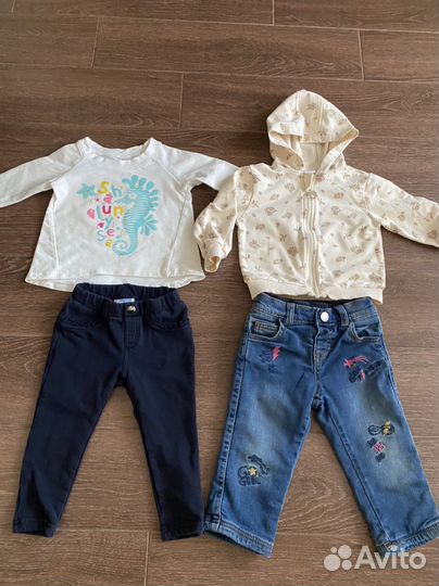 Пакет одежды для девочки 80 см