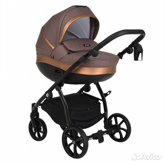 Tutis Коляска 3 в1 nanni Кожа Бронза