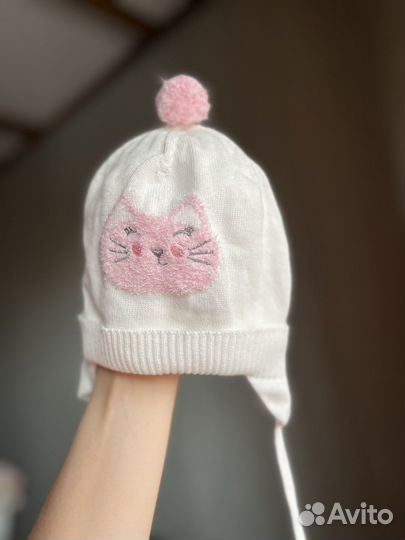 Шапочки демисезонные для девочки