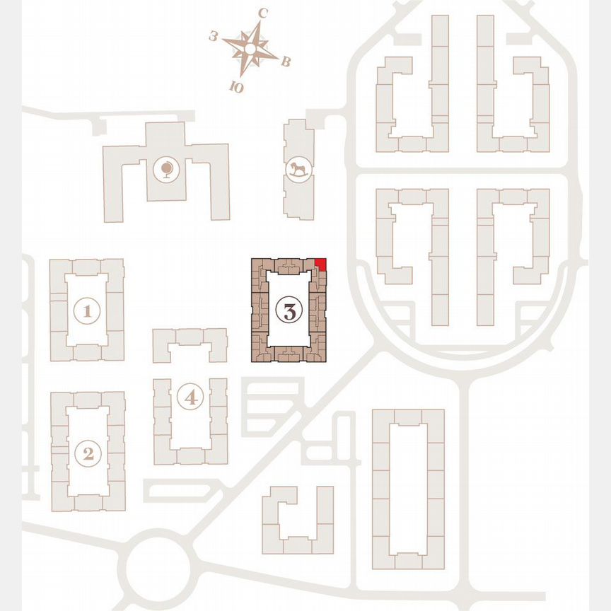 3-к. квартира, 88,6 м², 4/4 эт.